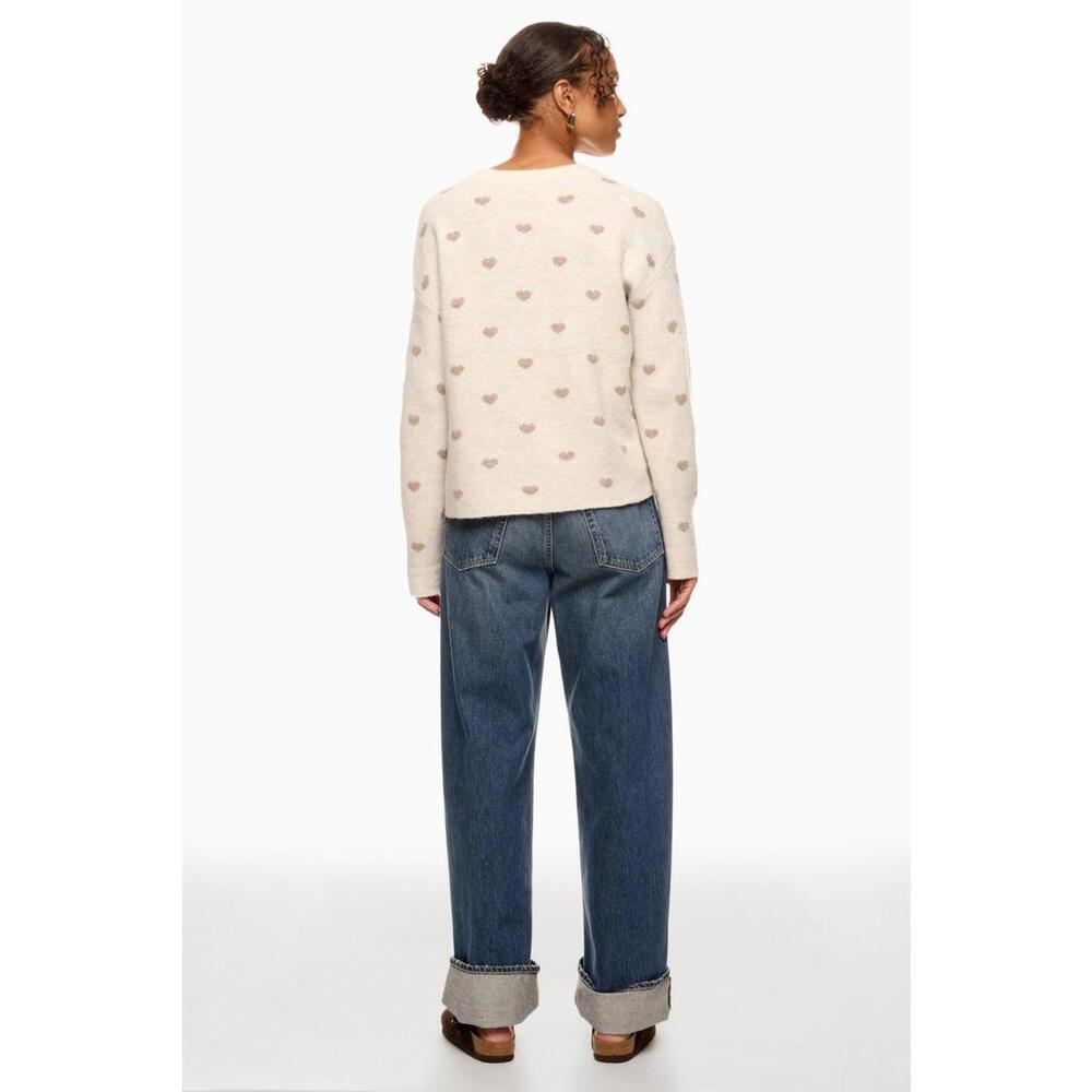 Lolly Hearts SweaterSplendid Off-White Lolly Hearts Sweater Size S/P (READ) - Picture 2 of 16